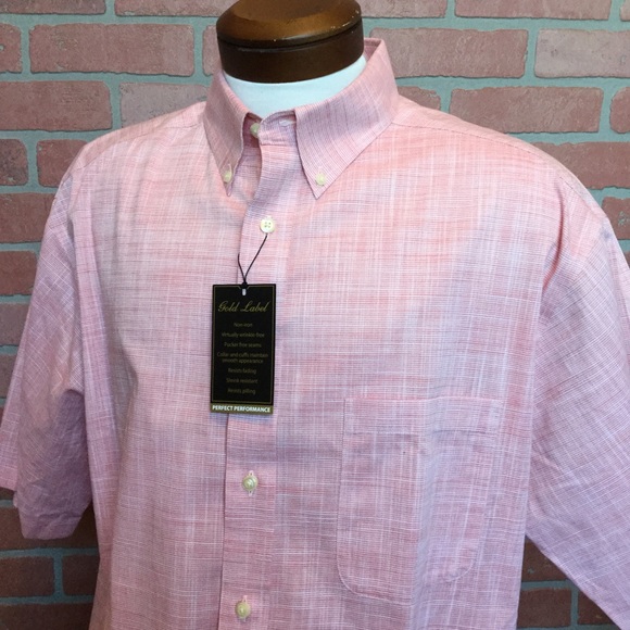 Roundtree & Yorke Performance Shirt 2XT Tall Man Perfect Performance - Picture 2 of 7